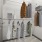 walk-in closet with shelving and clothes on hangers