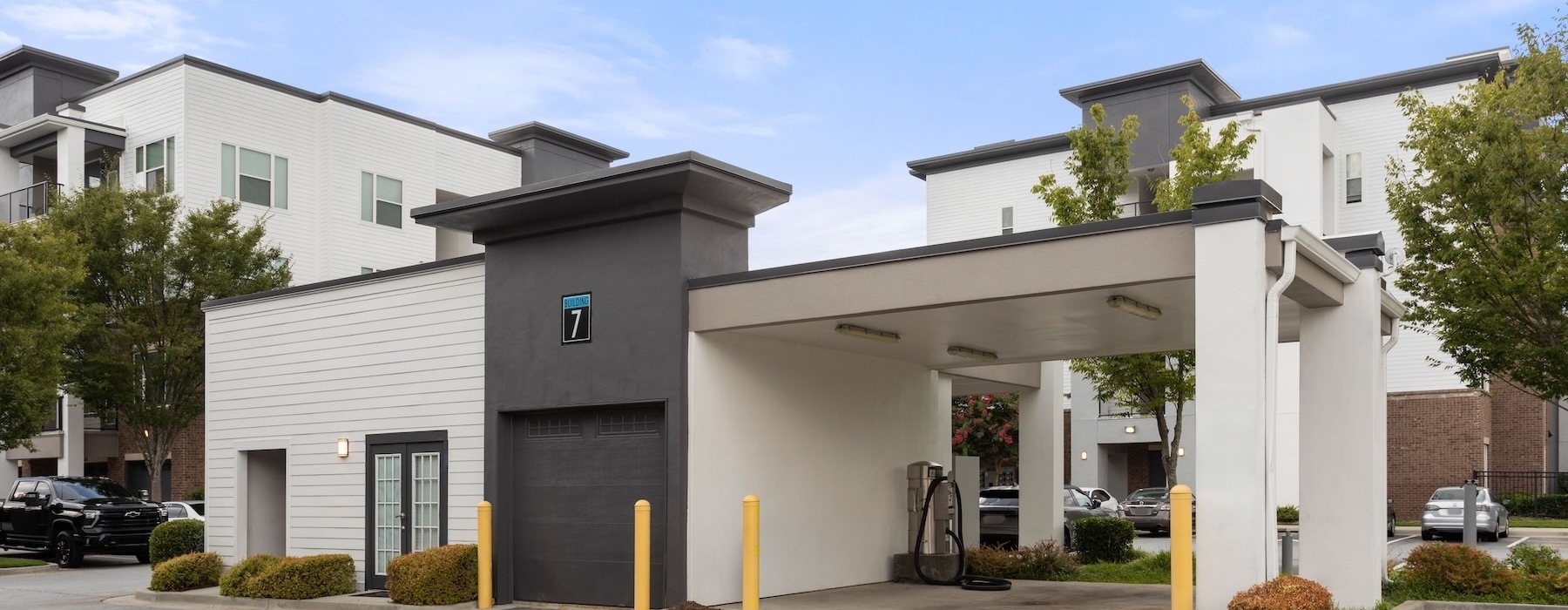 Enjoy our resident-only features car care center with vaccum